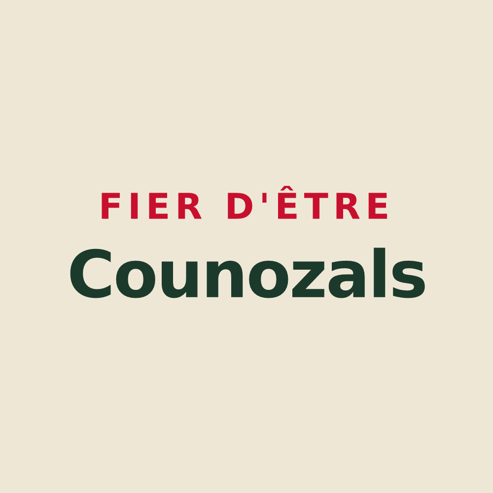 Tote bag « Fier d'être Counozals » — design pour Counozouls
