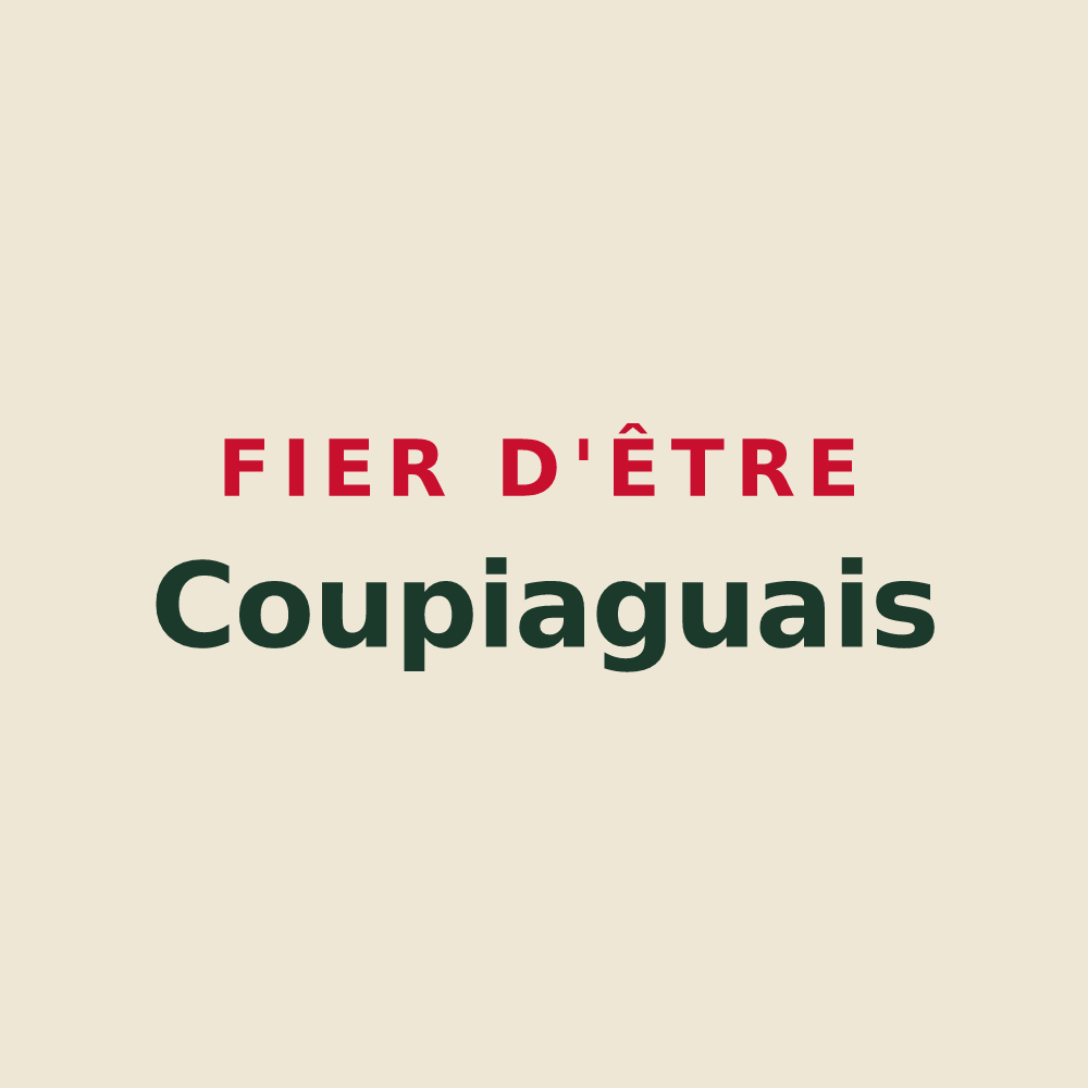 Tote bag « Fier d'être Coupiaguais » — design pour Coupiac