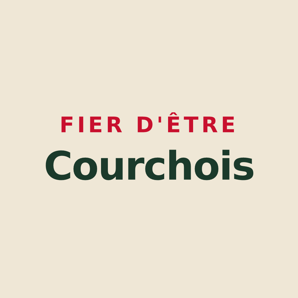 Tote bag « Fier d'être Courchois » — design pour Cour-Cheverny