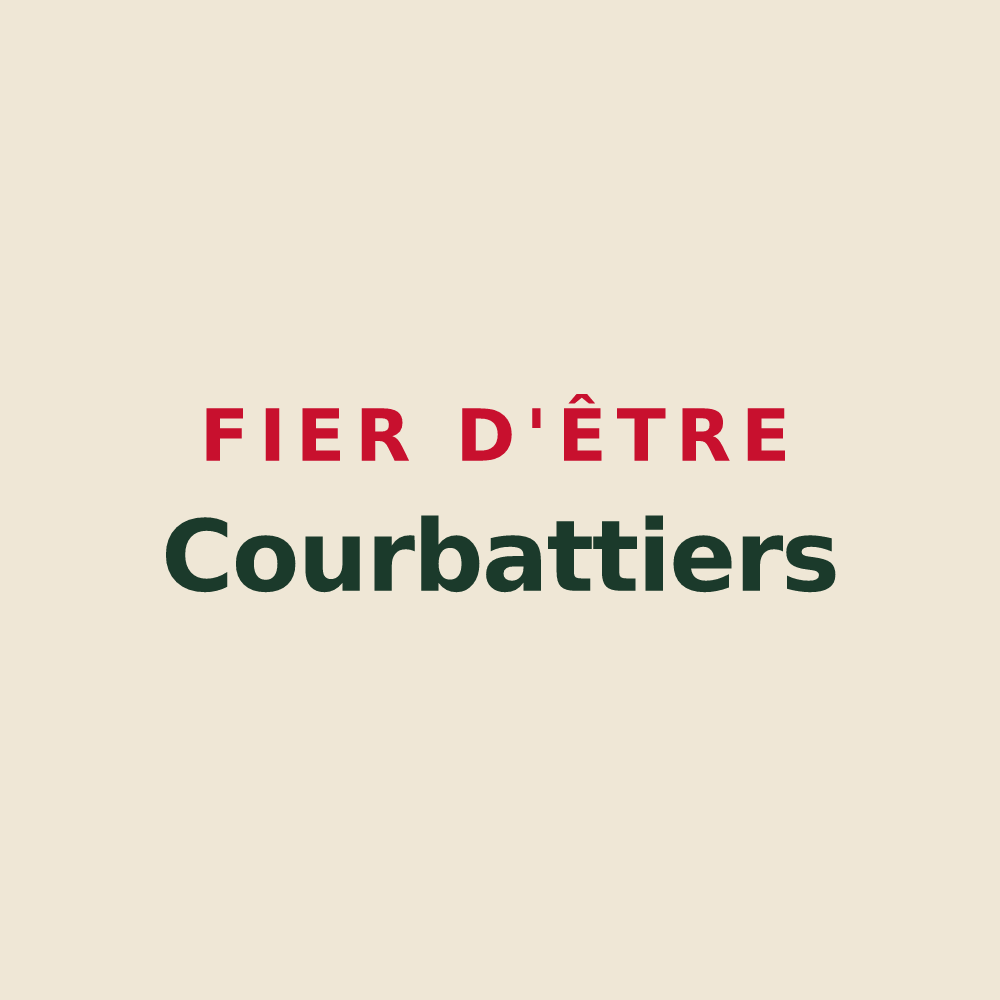 Tote bag « Fier d'être Courbattiers » — design pour Courbette