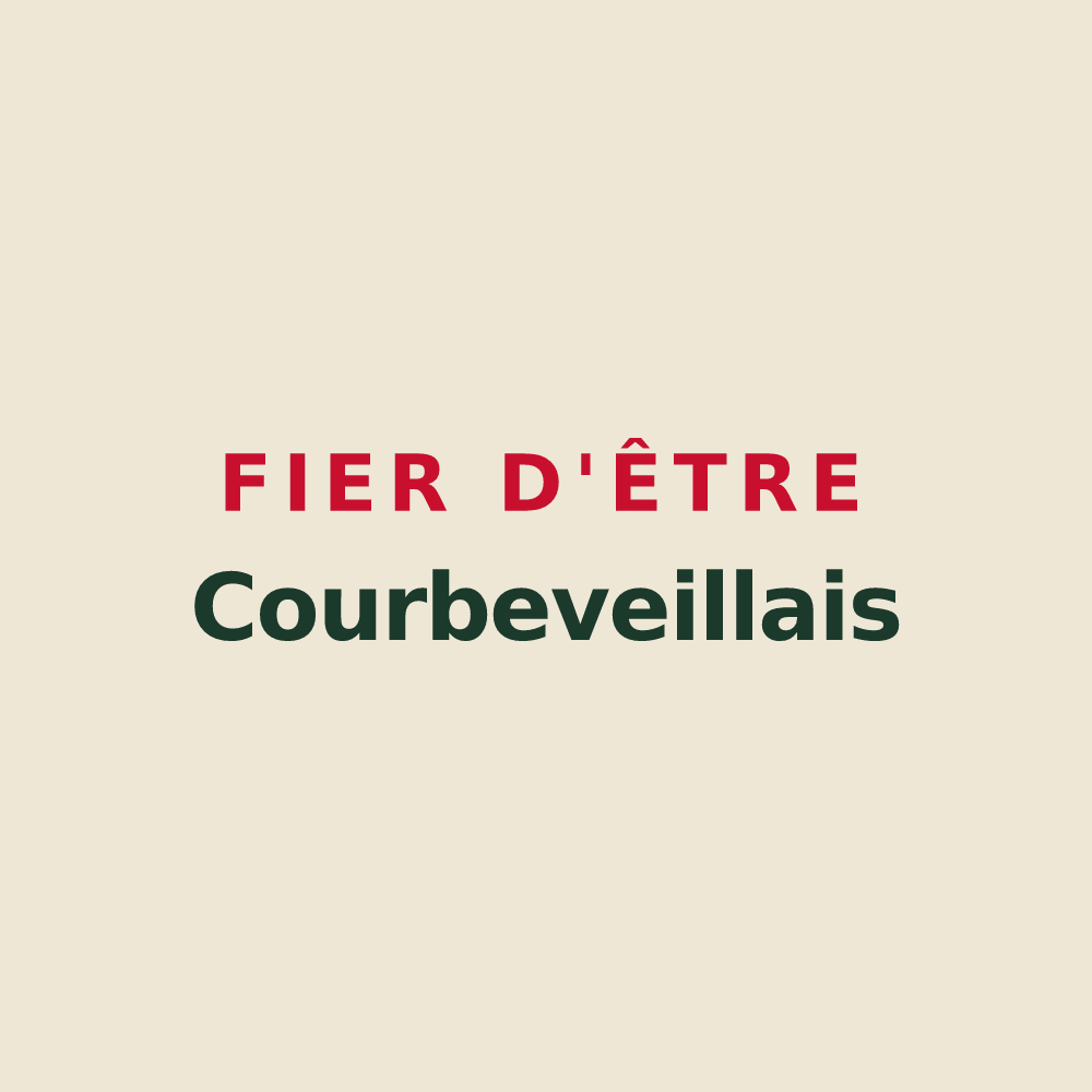Tote bag « Fier d'être Courbeveillais » — design pour Courbeveille