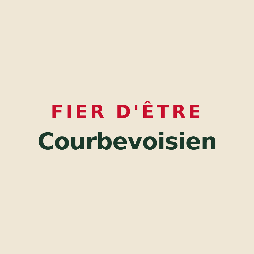 Tote bag « Fier d'être Courbevoisien » — design pour Courbevoie
