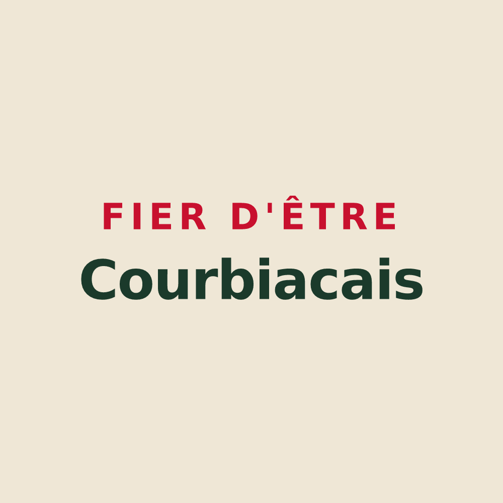 Tote bag « Fier d'être Courbiacais » — design pour Courbiac