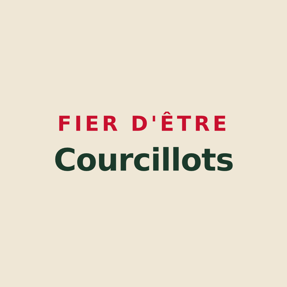 Tote bag « Fier d'être Courcillots » — design pour Courçais