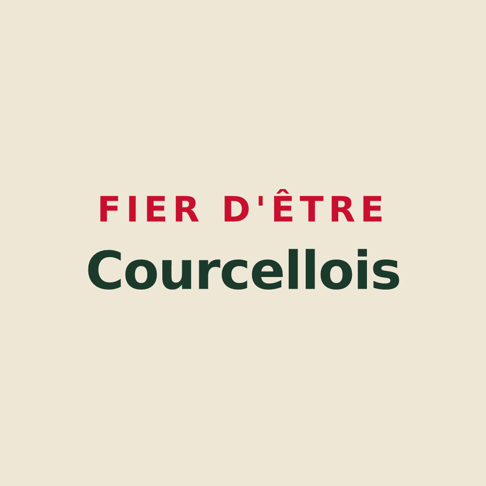 Tote bag « Fier d'être Courcellois » — design pour Courcelles-sur-Seine