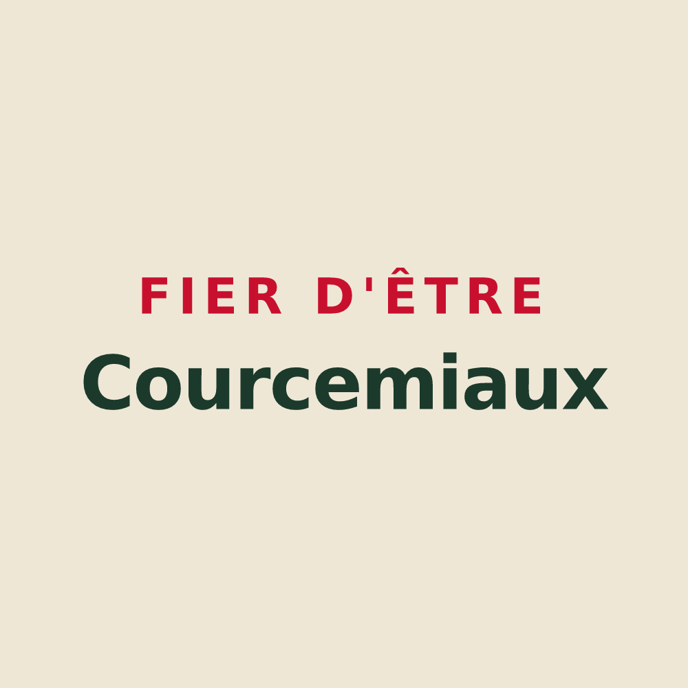Tote bag « Fier d'être Courcemiaux » — design pour Courcemain