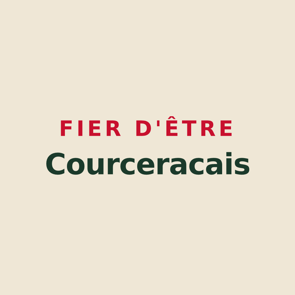 Tote bag « Fier d'être Courceracais » — design pour Courcerac