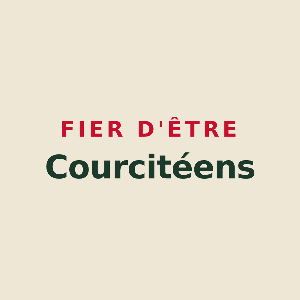 Tote bag « Fier d'être Courcitéens » — design pour Courcité