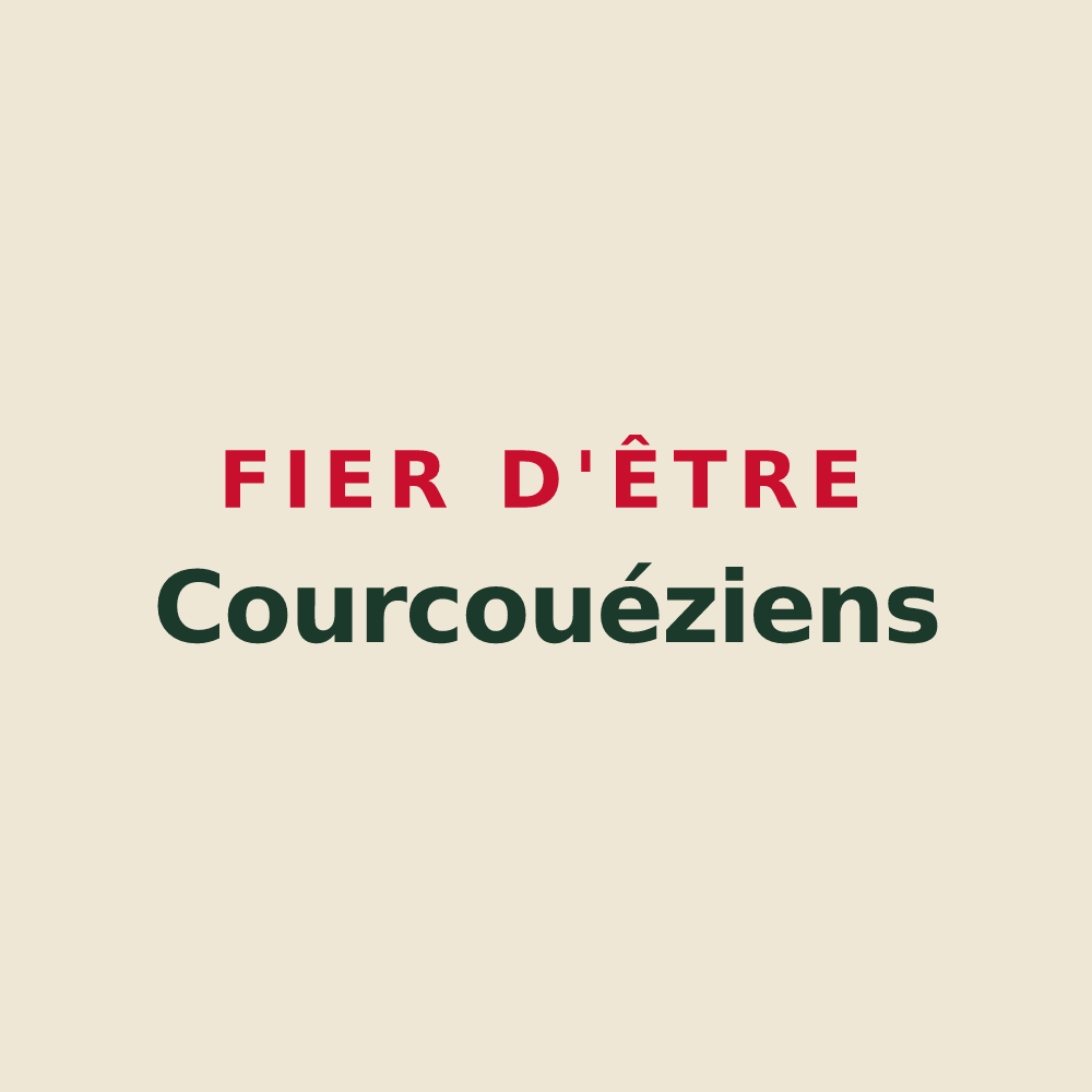 Tote bag « Fier d'être Courcouéziens » — design pour Courcoué