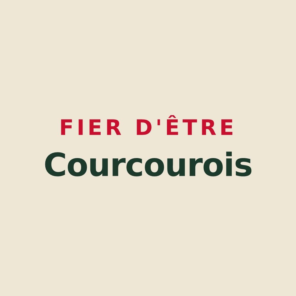 Tote bag « Fier d'être Courcourois » — design pour Courcoury