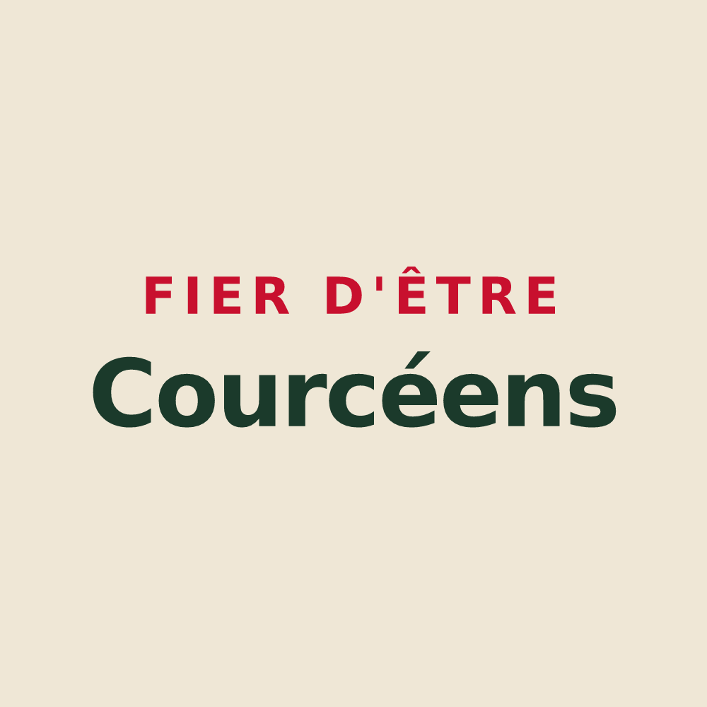 Tote bag « Fier d'être Courcéens » — design pour Courcy