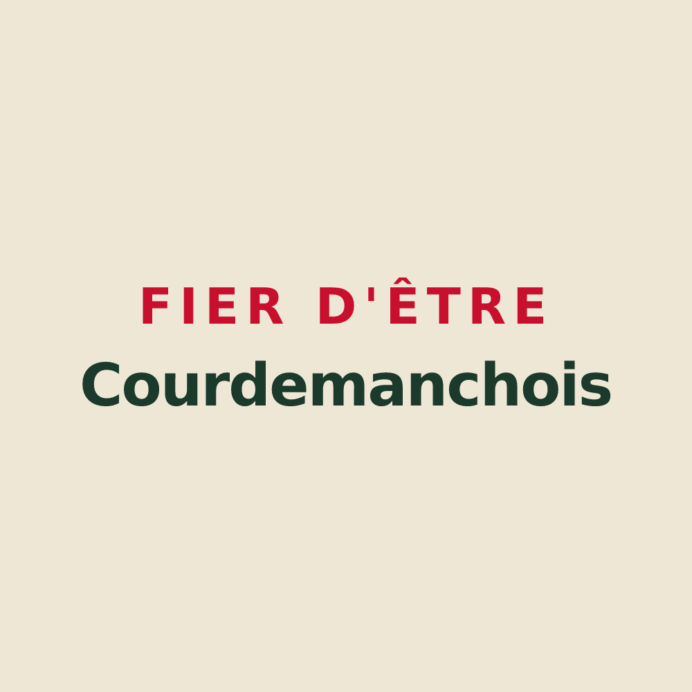 Tote bag « Fier d'être Courdemanchois » — design pour Courdemanche