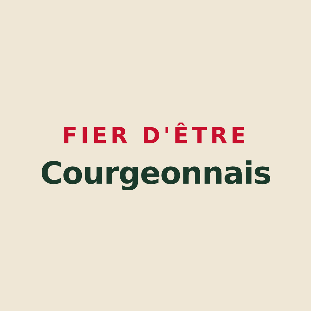 Tote bag « Fier d'être Courgeonnais » — design pour Courgeon