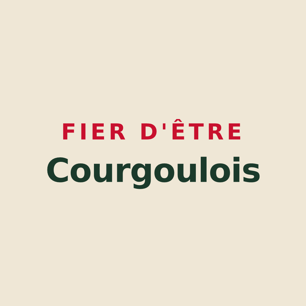Tote bag « Fier d'être Courgoulois » — design pour Courgoul