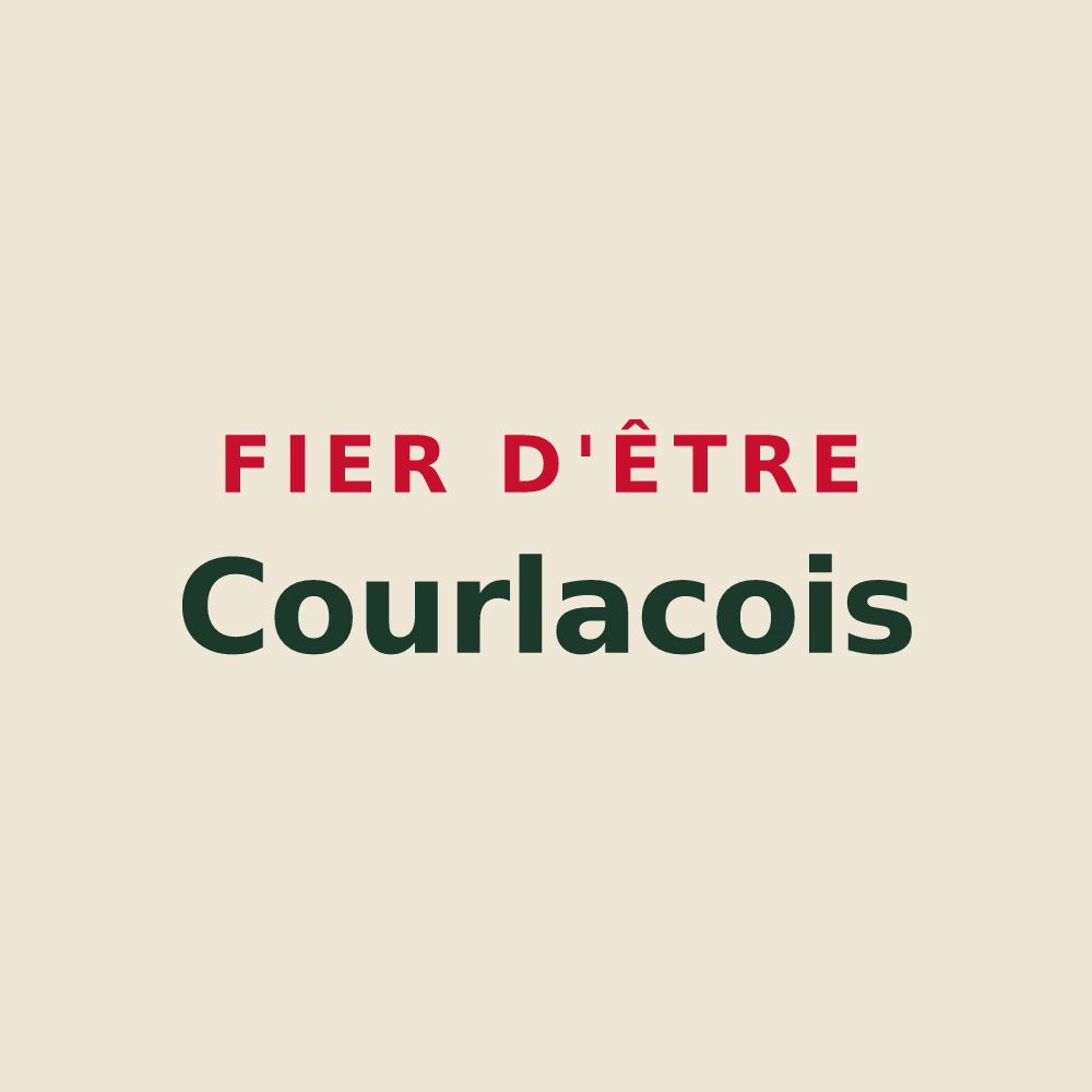Tote bag « Fier d'être Courlacois » — design pour Courlac