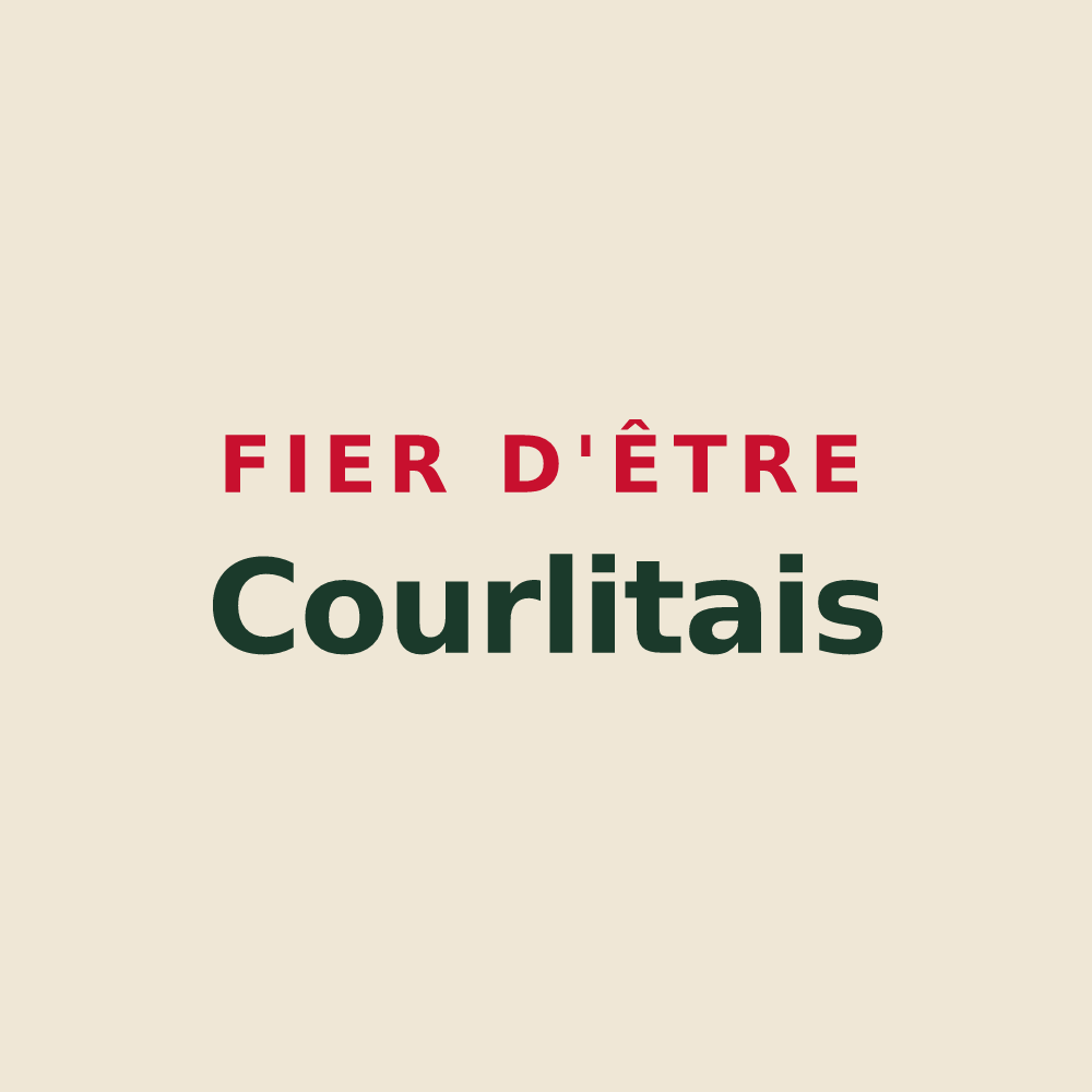 Tote bag « Fier d'être Courlitais » — design pour Courlay