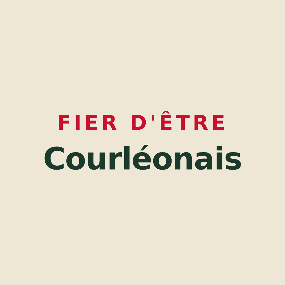 Tote bag « Fier d'être Courléonais » — design pour Courléon