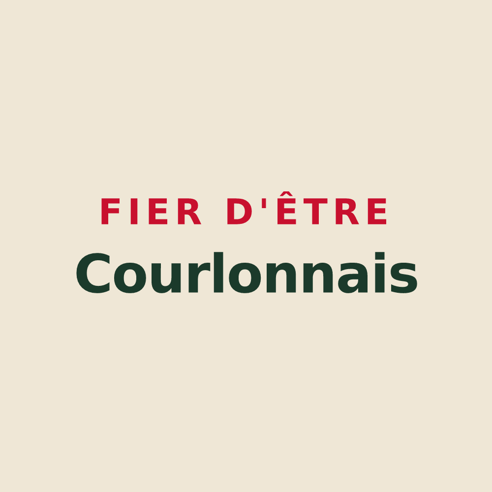 Tote bag « Fier d'être Courlonnais » — design pour Courlon-sur-Yonne