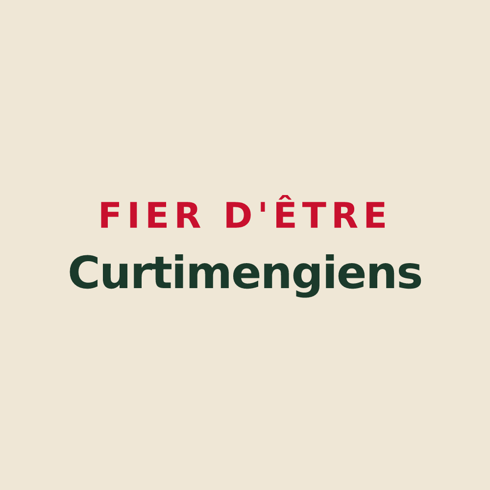 Tote bag « Fier d'être Curtimengiens » — design pour Courmangoux