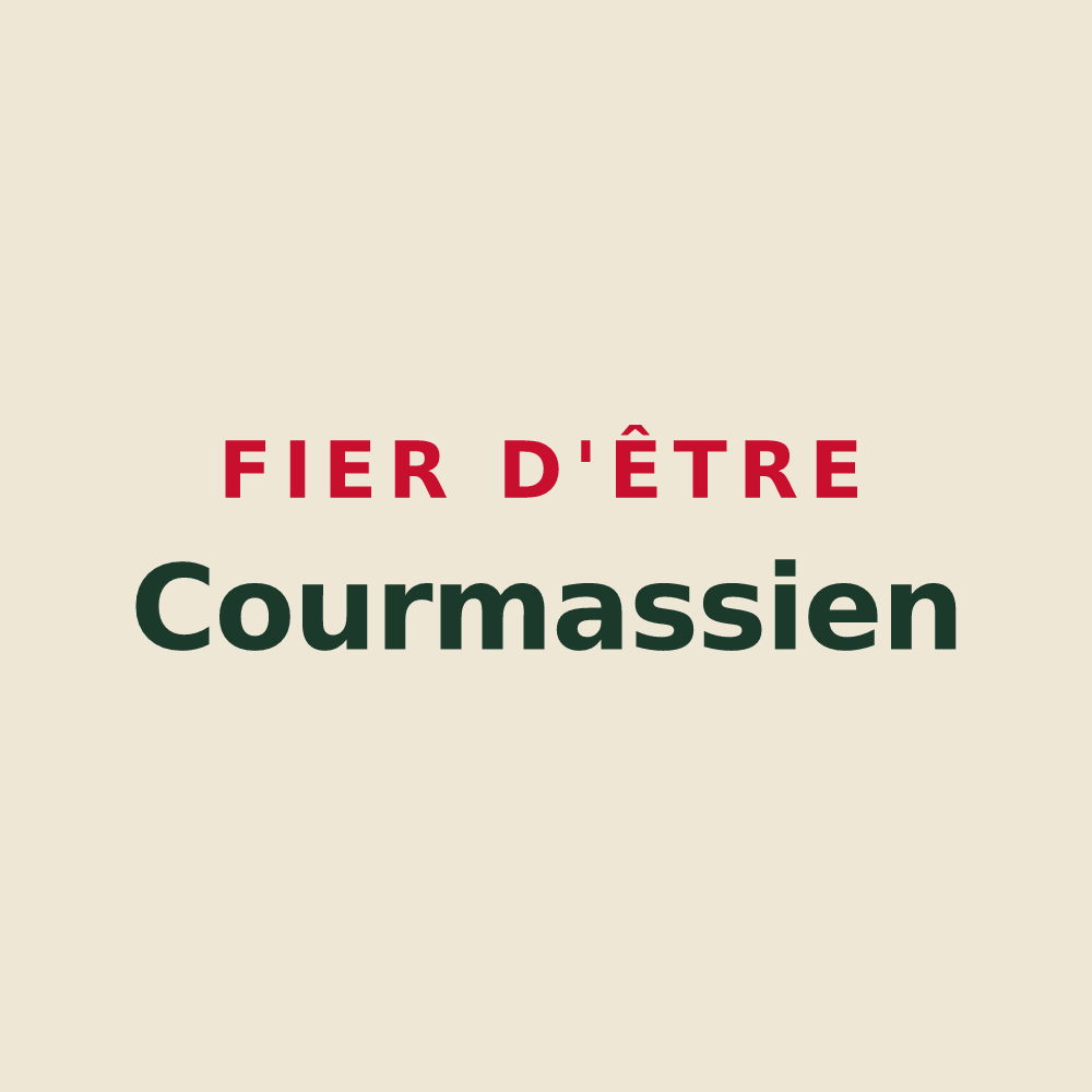 Tote bag « Fier d'être Courmassien » — design pour Courmas