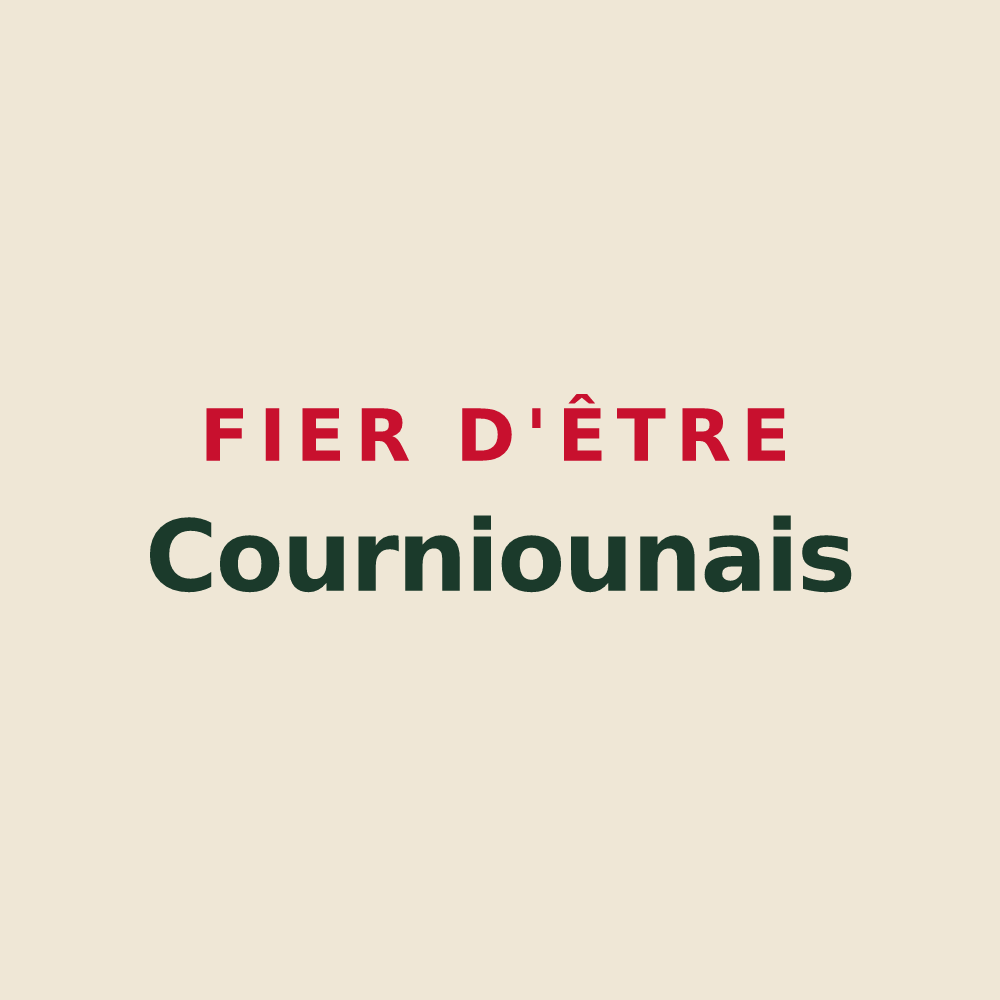 Tote bag « Fier d'être Courniounais » — design pour Courniou
