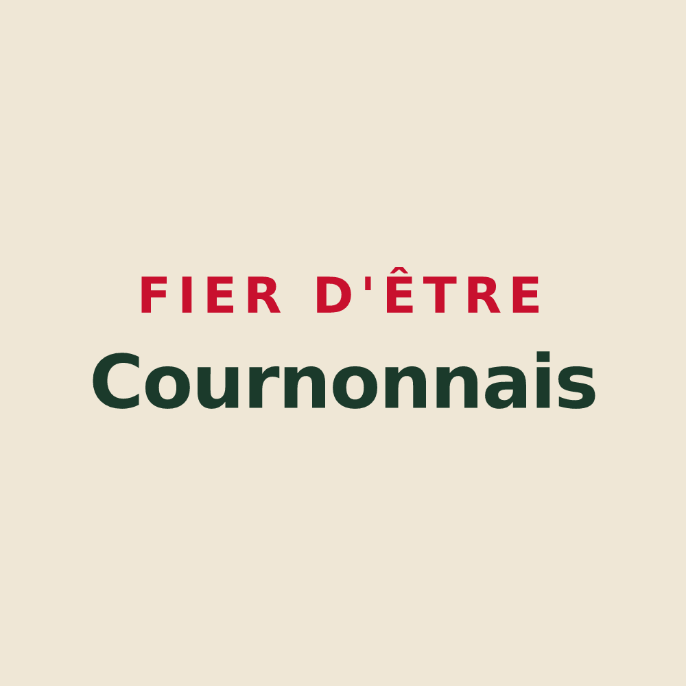 Tote bag « Fier d'être Cournonnais » — design pour Cournon