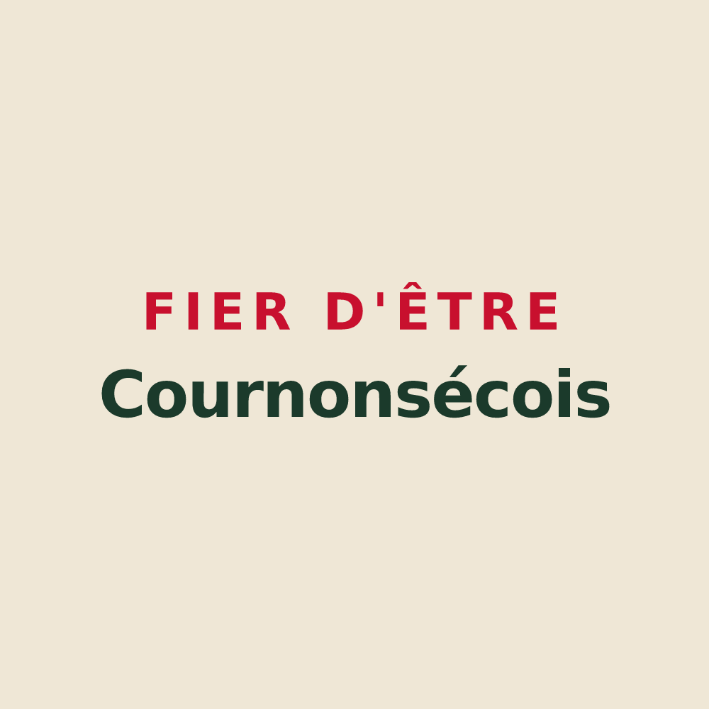 Tote bag « Fier d'être Cournonsécois » — design pour Cournonsec