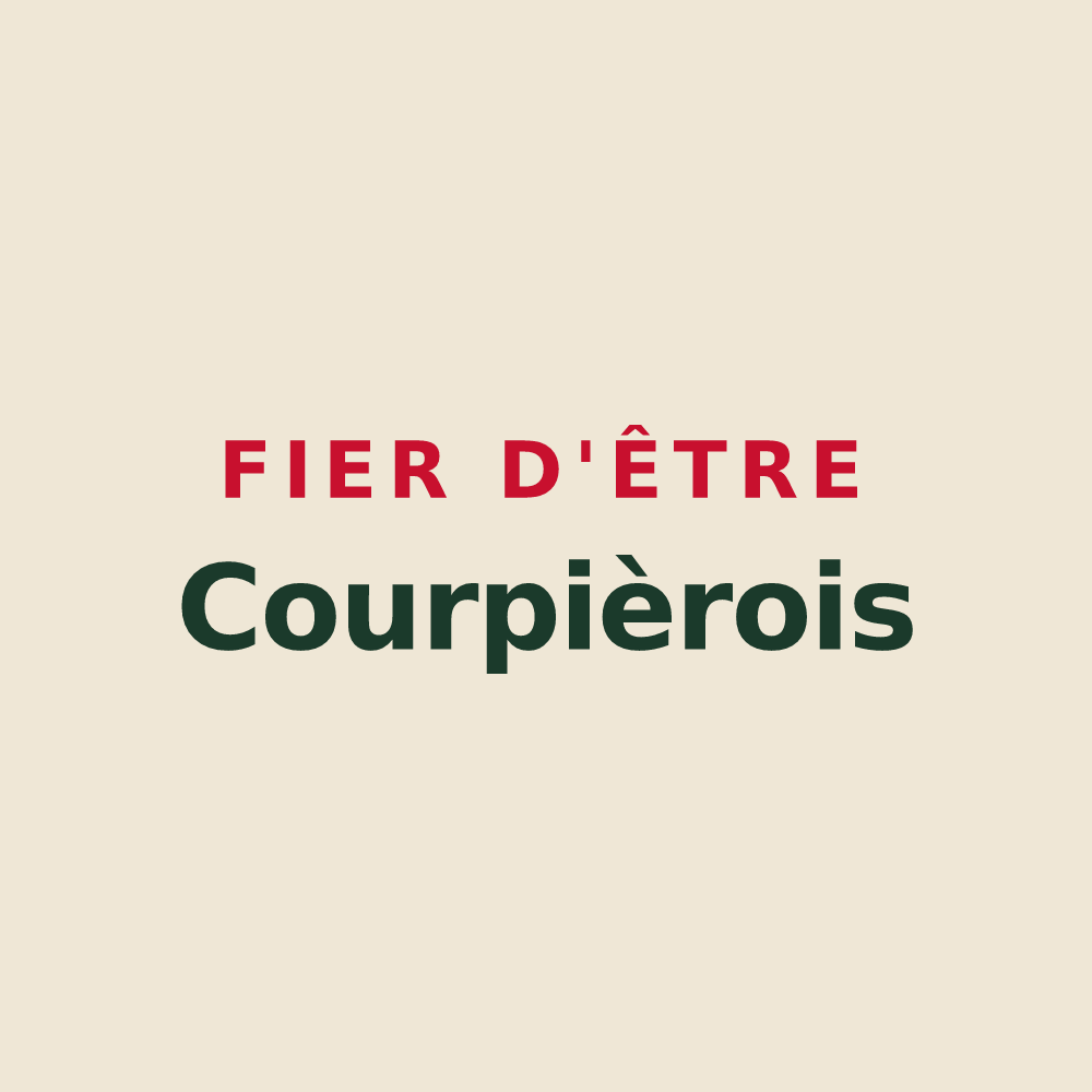 Tote bag « Fier d'être Courpièrois » — design pour Courpière