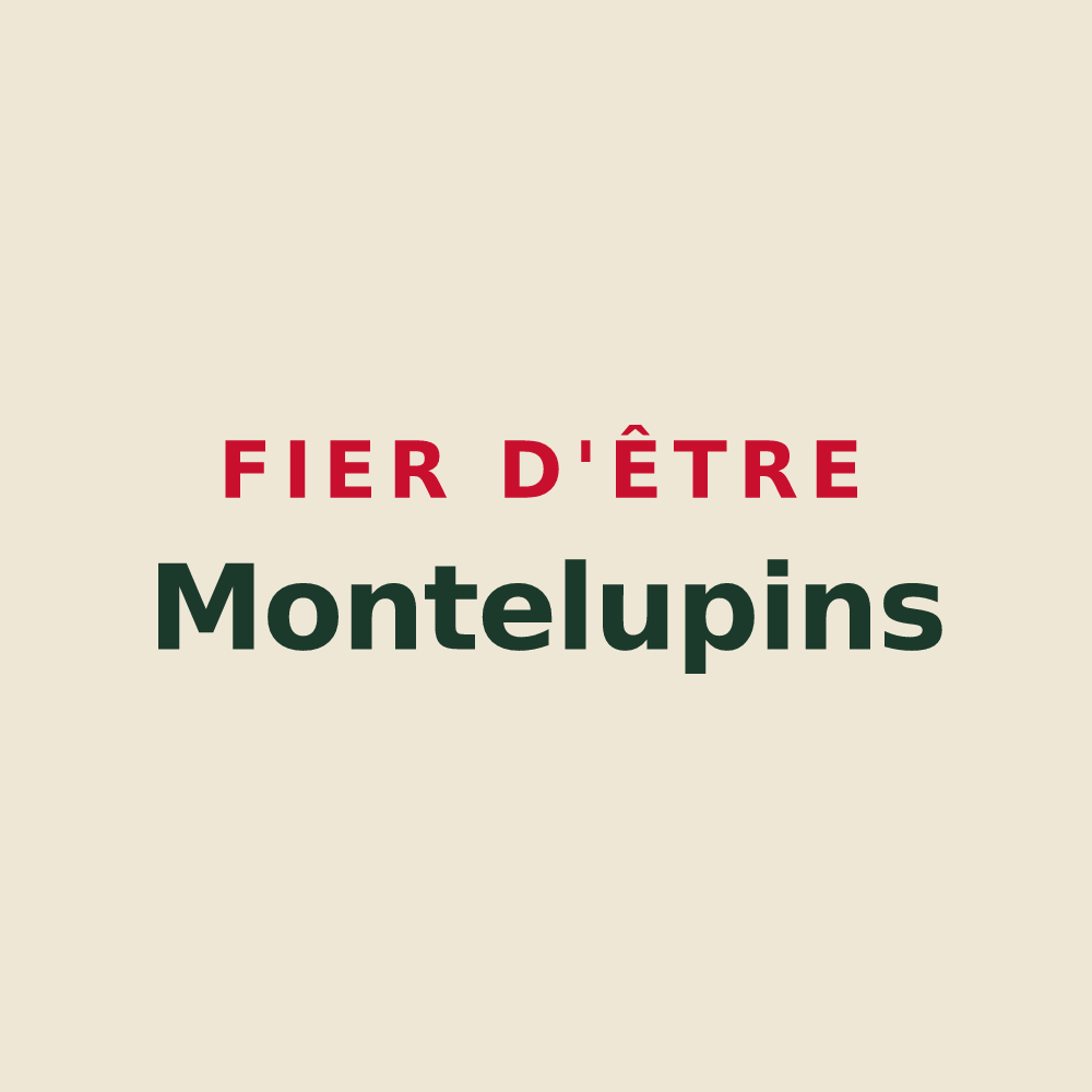 Tote bag « Fier d'être Montelupins » — design pour Courson-Monteloup