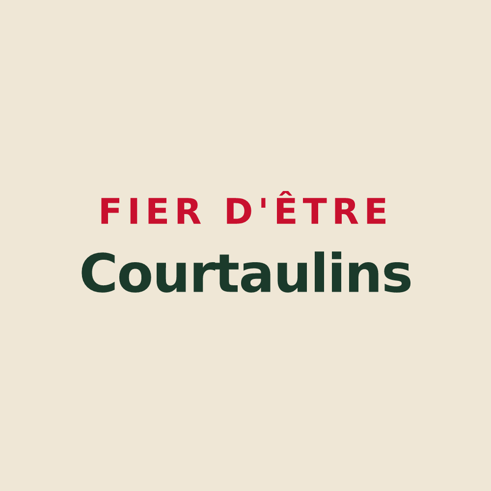 Tote bag « Fier d'être Courtaulins » — design pour Courtauly