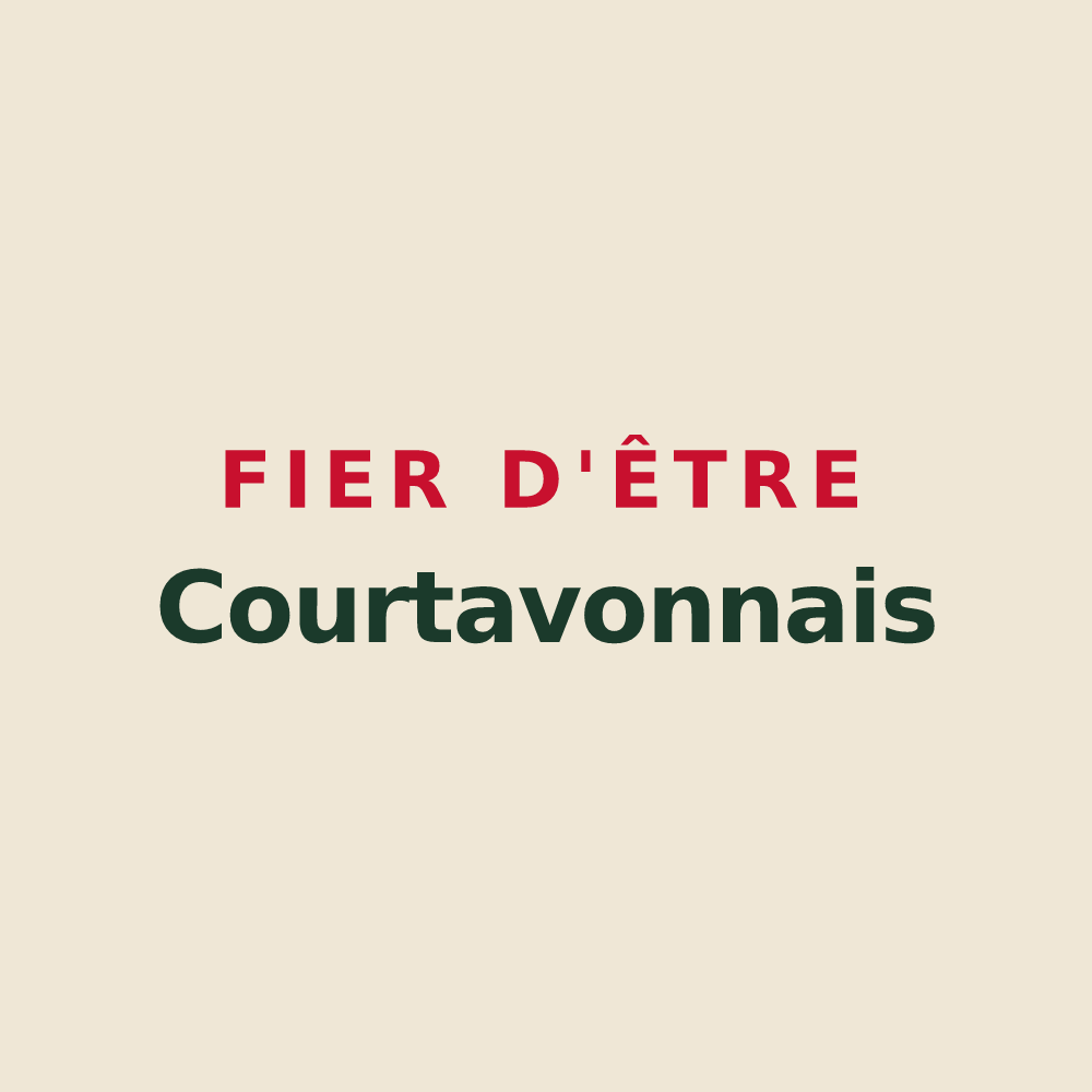 Tote bag « Fier d'être Courtavonnais » — design pour Courtavon