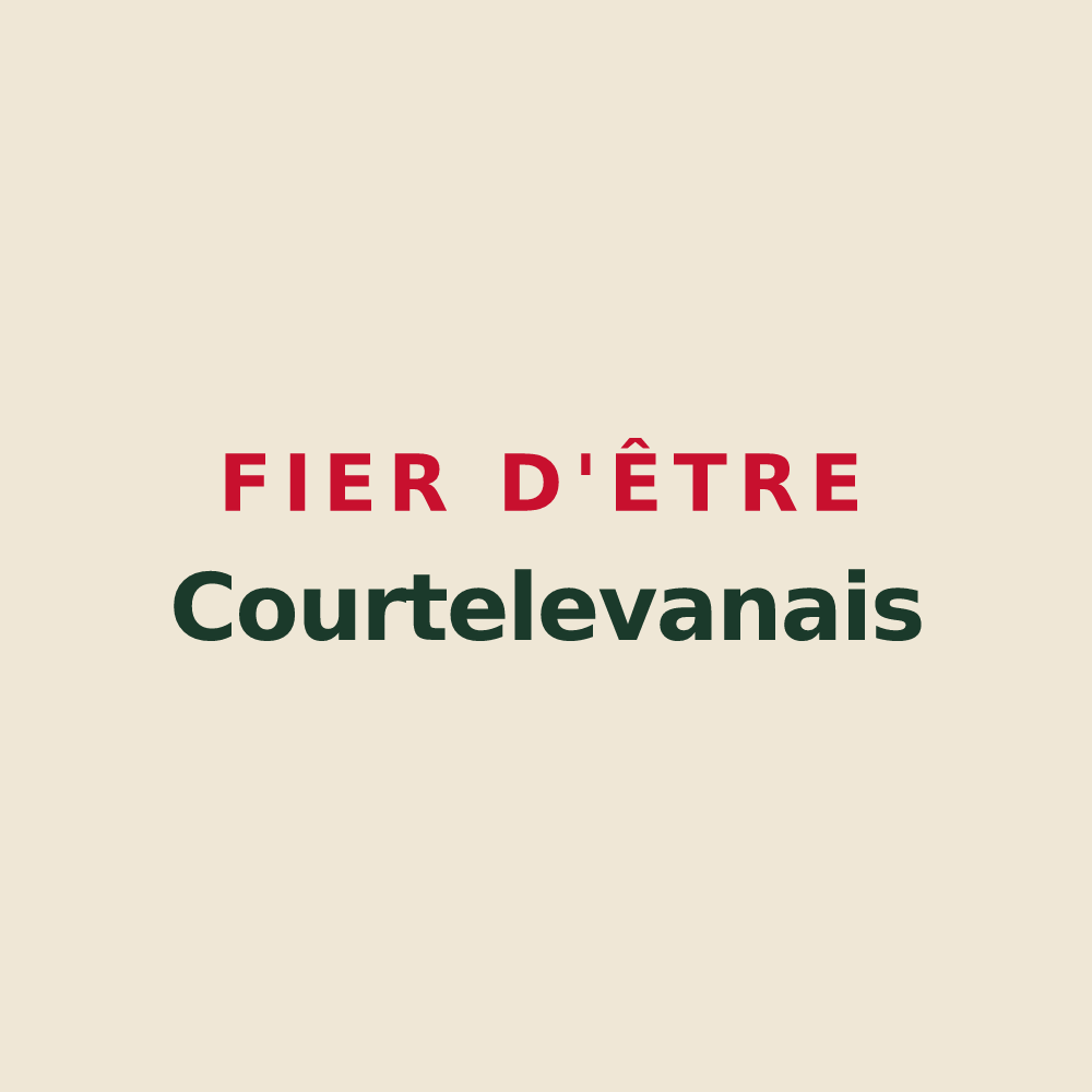 Tote bag « Fier d'être Courtelevanais » — design pour Courtelevant