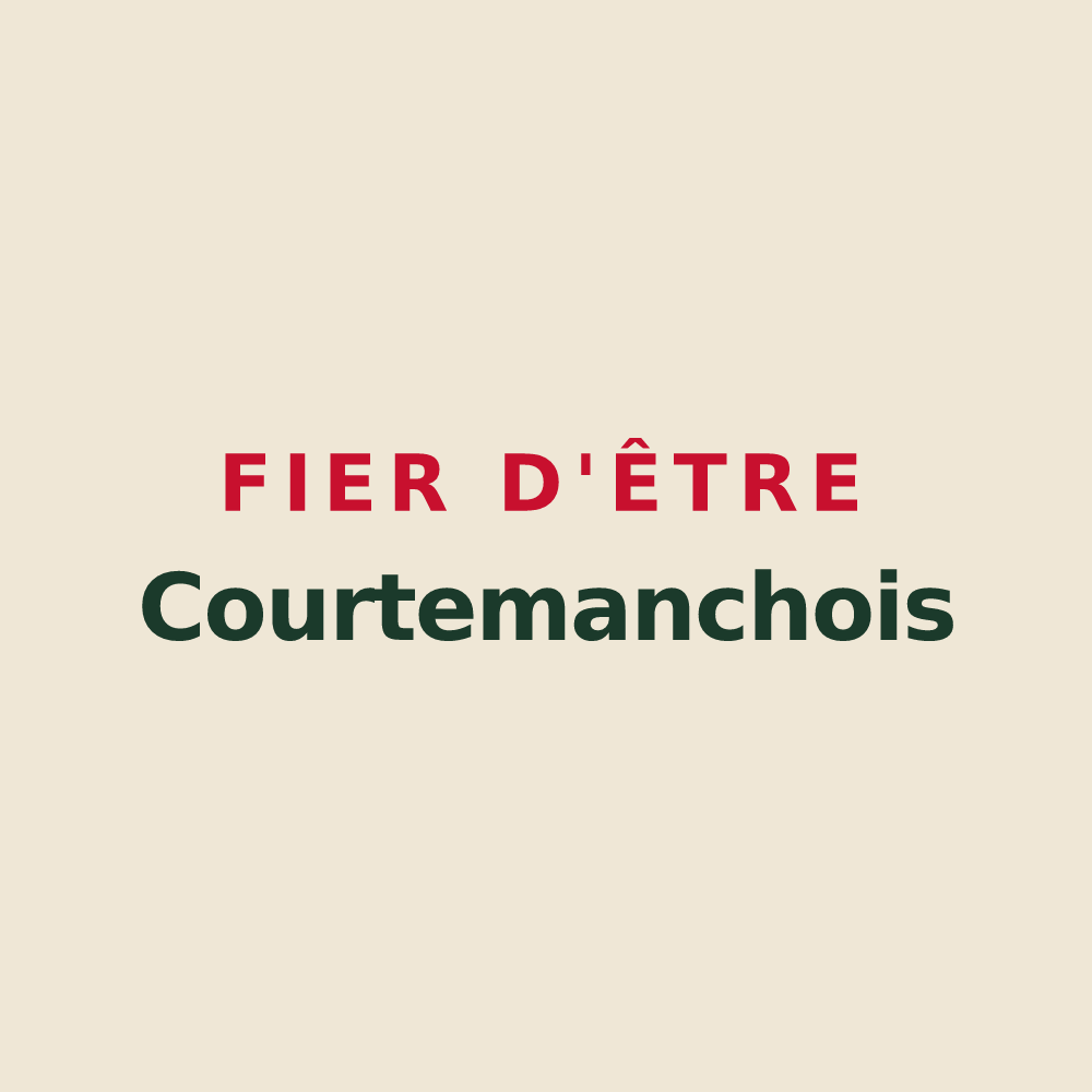 Tote bag « Fier d'être Courtemanchois » — design pour Courtemanche