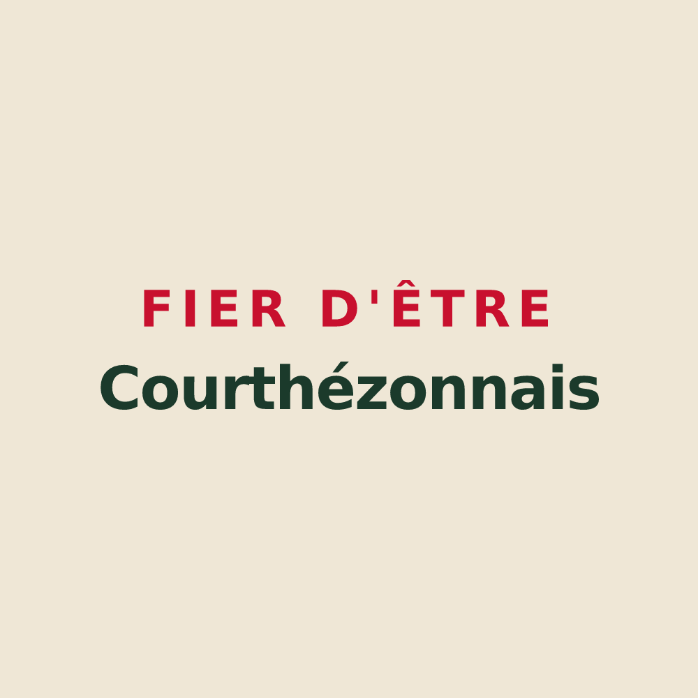 Tote bag « Fier d'être Courthézonnais » — design pour Courthézon