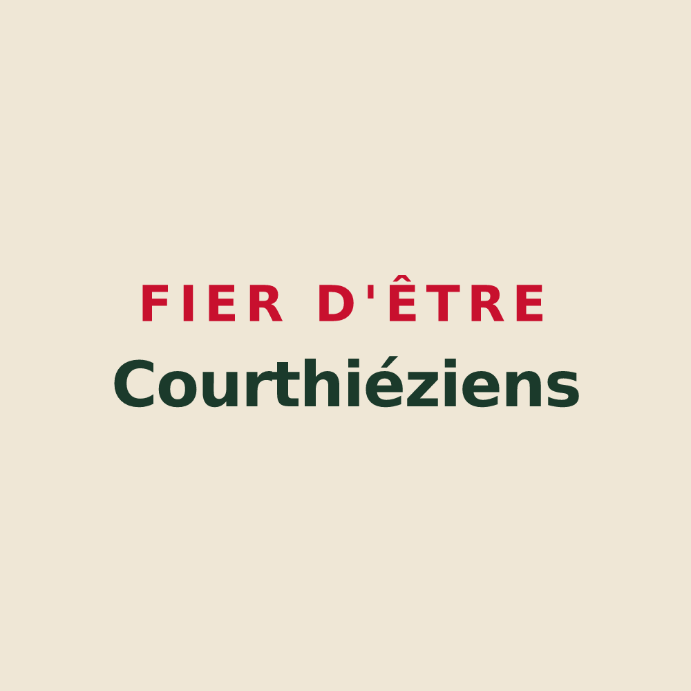 Tote bag « Fier d'être Courthiéziens » — design pour Courthiézy