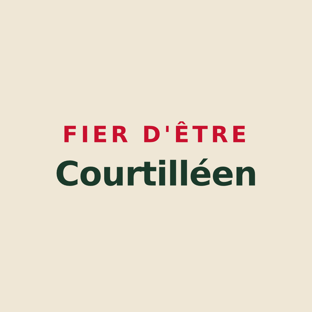 Tote bag « Fier d'être Courtilléen » — design pour Courtillers