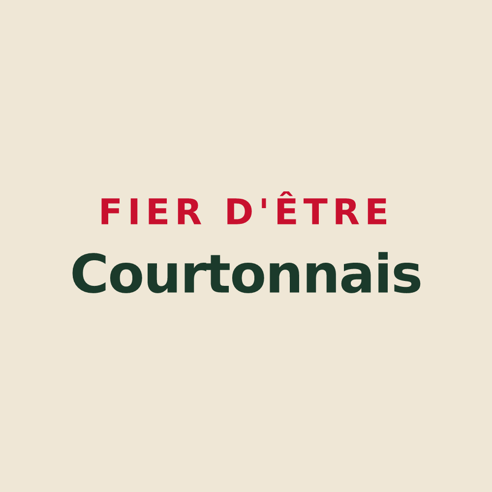 Tote bag « Fier d'être Courtonnais » — design pour Courtonne-les-Deux-Églises