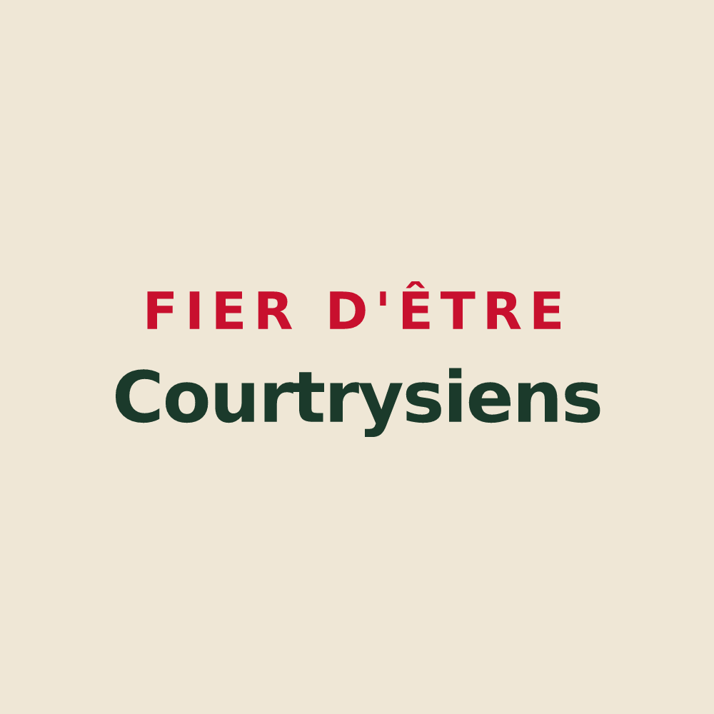 Tote bag « Fier d'être Courtrysiens » — design pour Courtry