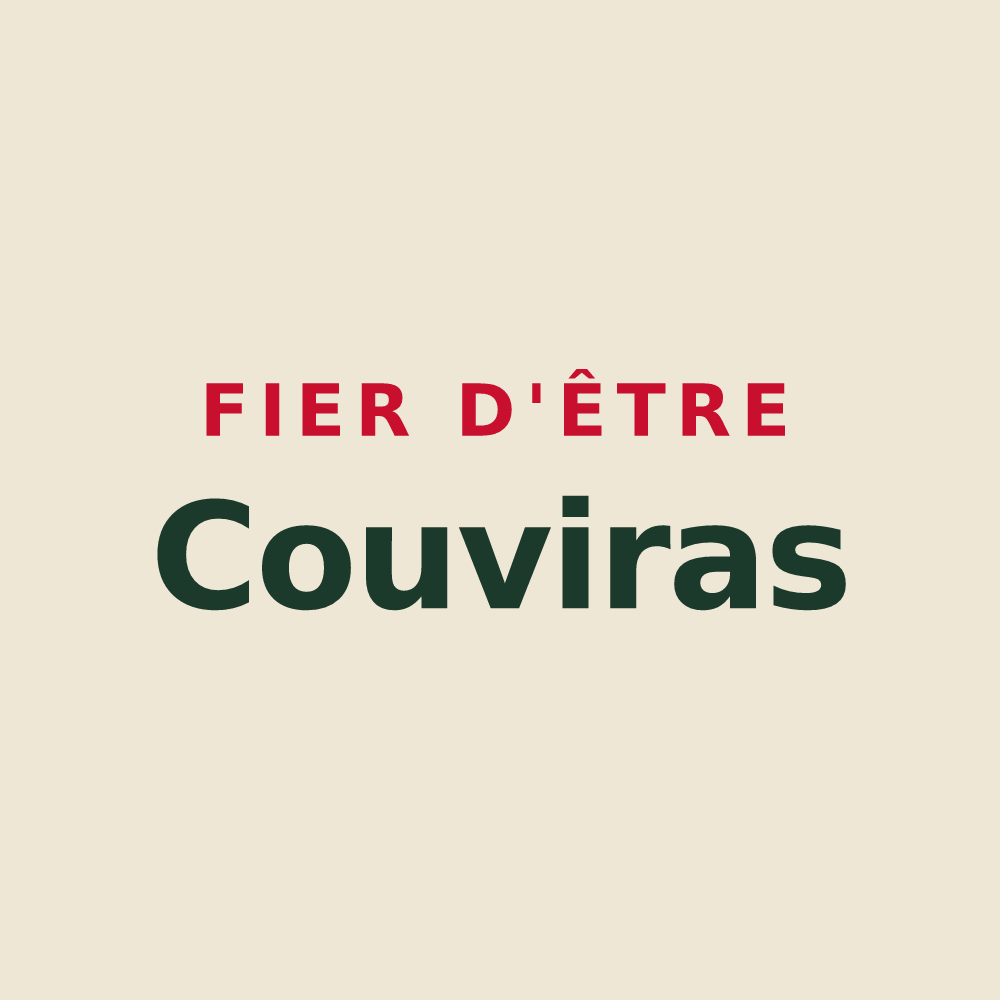 Tote bag « Fier d'être Couviras » — design pour Courvières