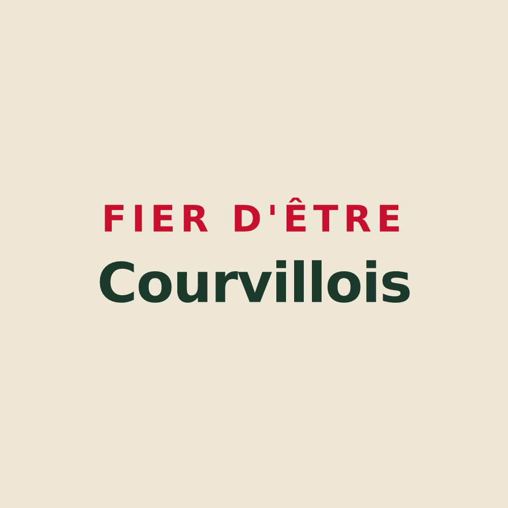 Tote bag « Fier d'être Courvillois » — design pour Courville