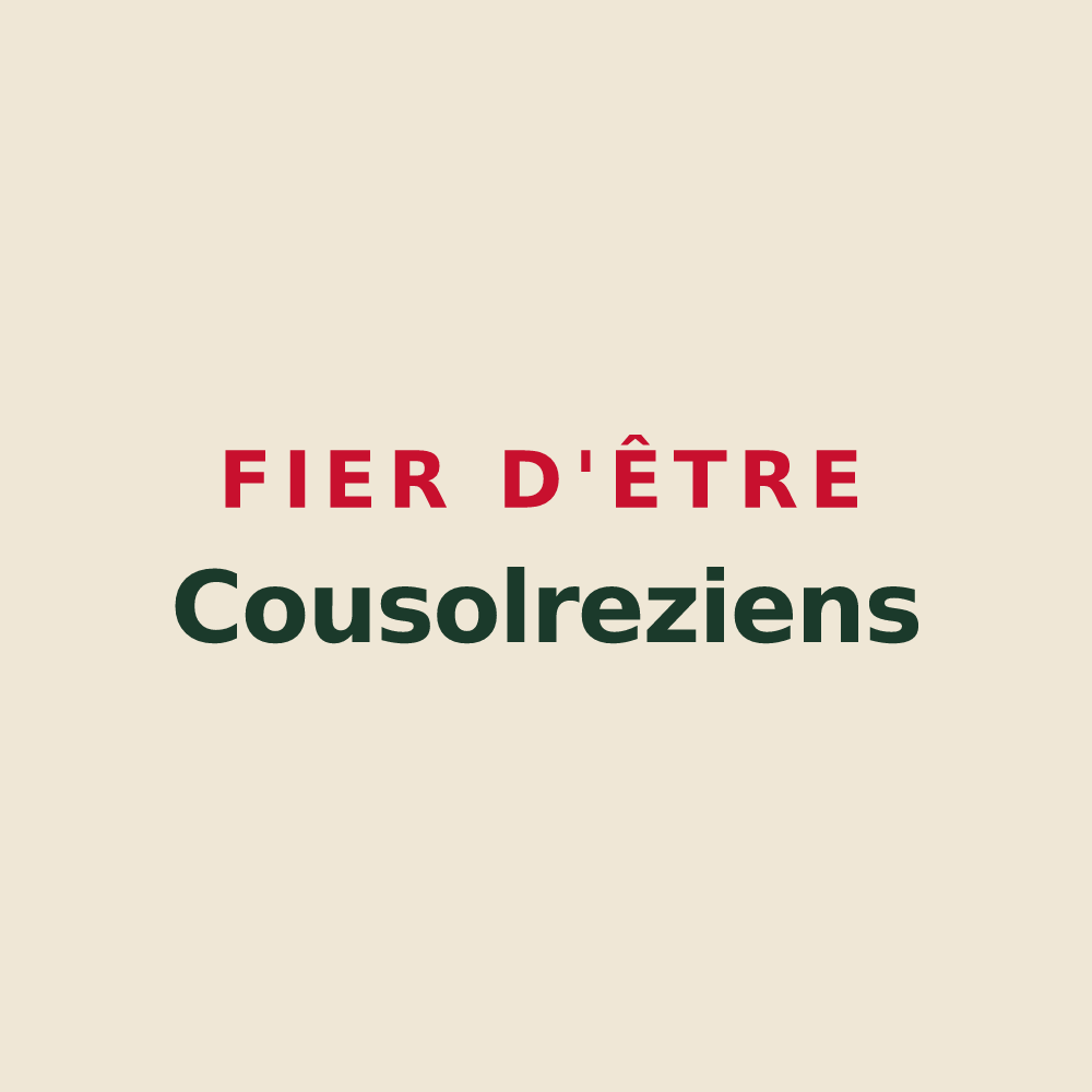 Tote bag « Fier d'être Cousolreziens » — design pour Cousolre