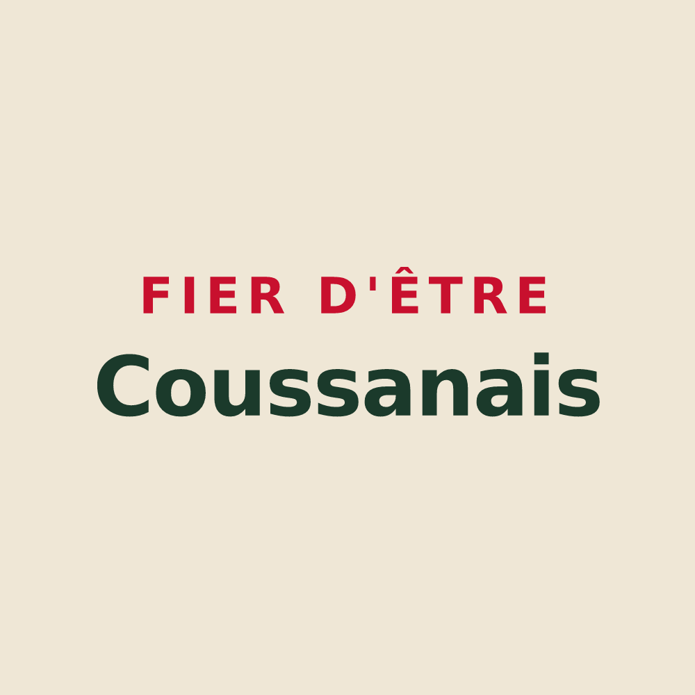 Tote bag « Fier d'être Coussanais » — design pour Coussan
