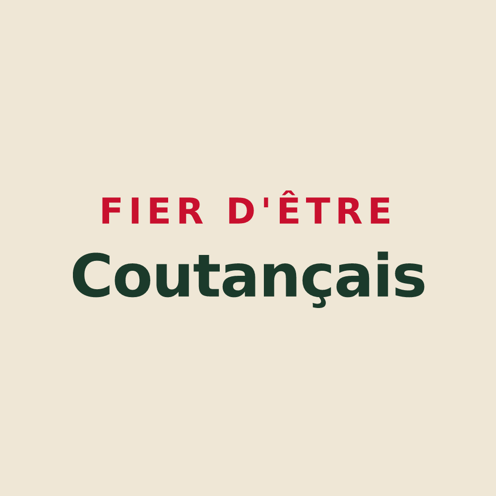 Tote bag « Fier d'être Coutançais » — design pour Coutances