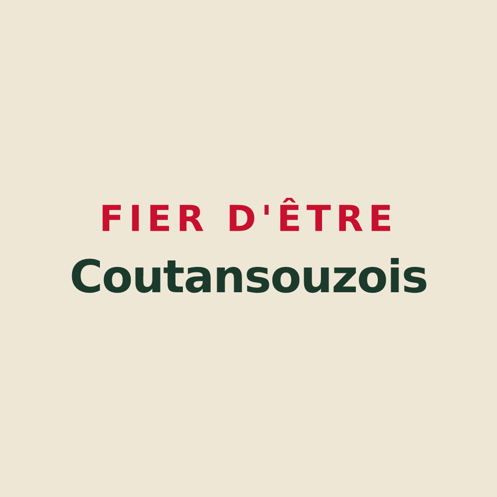 Tote bag « Fier d'être Coutansouzois » — design pour Coutansouze