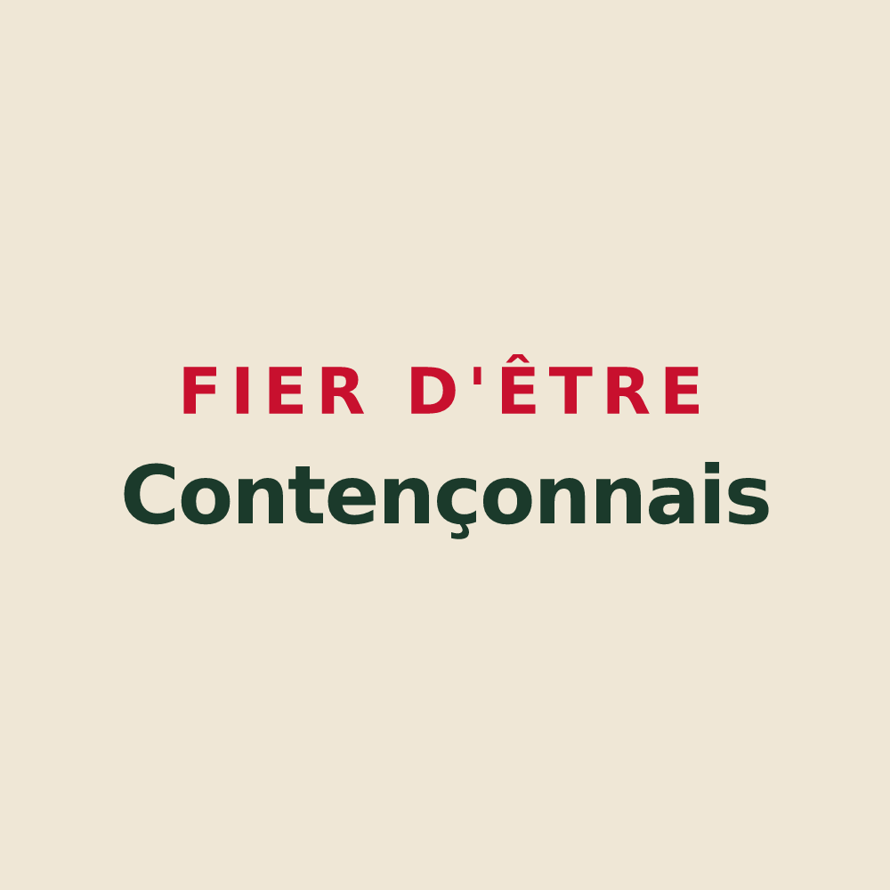 Tote bag « Fier d'être Contençonnais » — design pour Coutençon