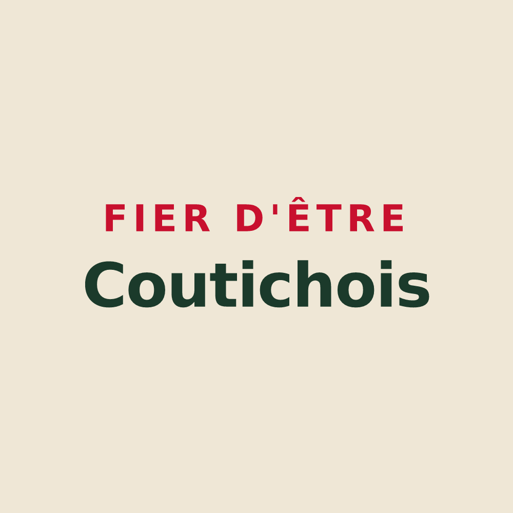 Tote bag « Fier d'être Coutichois » — design pour Coutiches