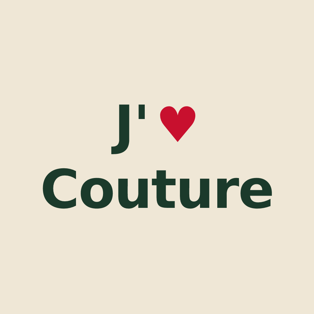 Tote bag personnalisé Couture — design J'aime Couture