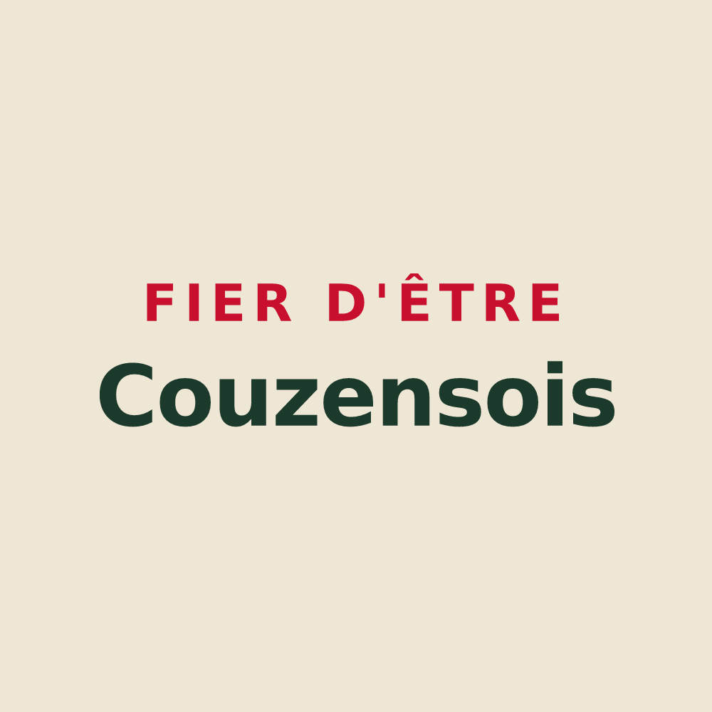 Tote bag « Fier d'être Couzensois » — design pour Coux et Bigaroque-Mouzens