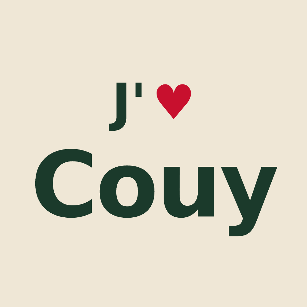 Tote bag personnalisé Couy — design J'aime Couy