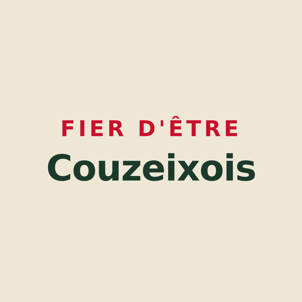 Tote bag « Fier d'être Couzeixois » — design pour Couzeix